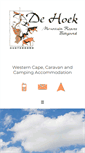 Mobile Screenshot of dehoekmountainresort.co.za